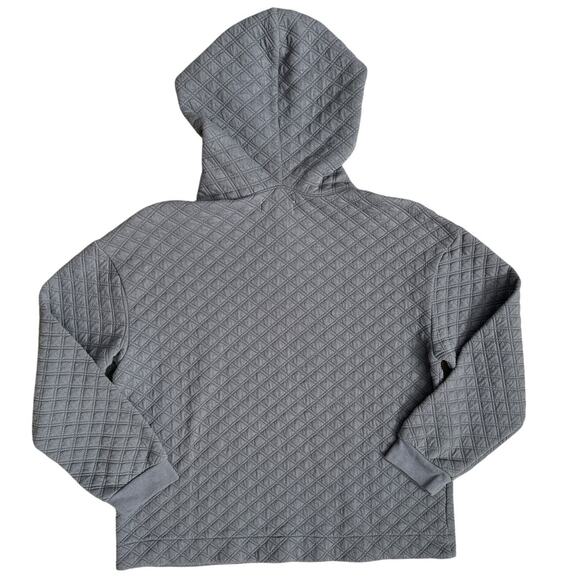 Madewell (Re)Sourced Quilted Hoodie & Jogger Set Sunfaded Indigo Size Small - Picture 9 of 12